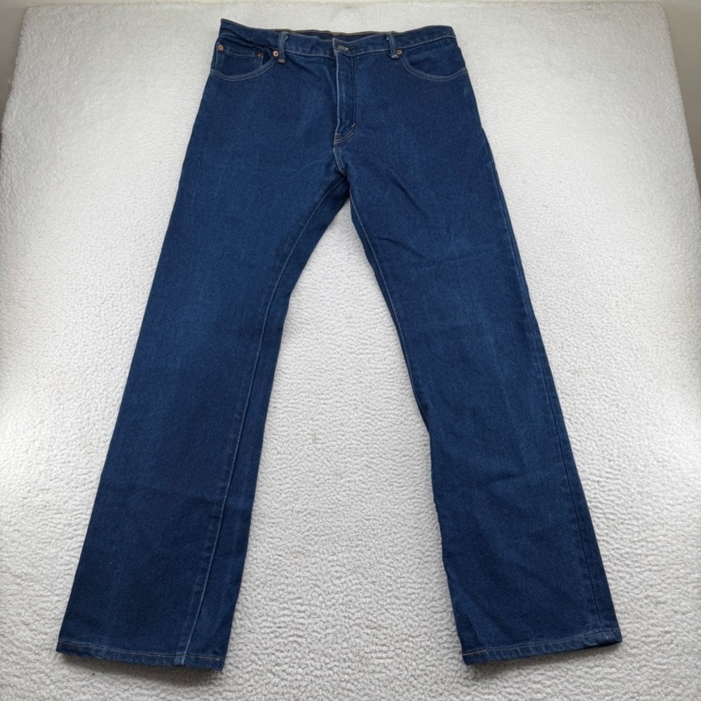 Levis 517 Jeans Mens 36x32 Blue Dark Wash Denim Classic Bootcut Cowboy Western